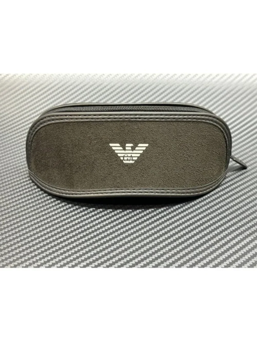 New Emporio Armani Men Blue Silver Sunglasses 57-19-145